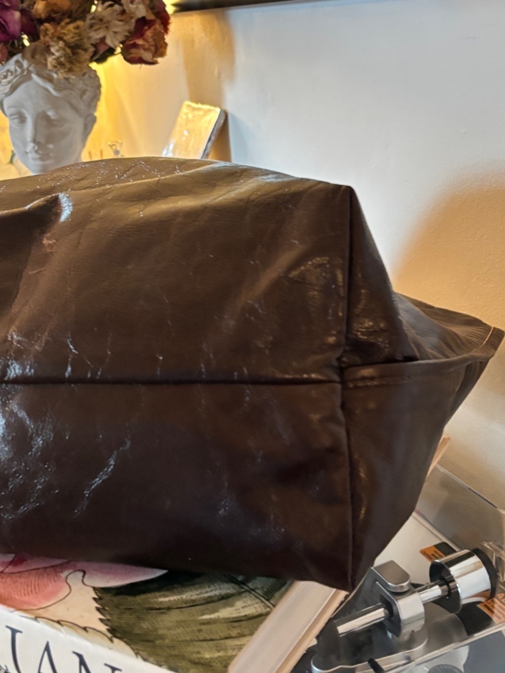 Clare V Grande Bateau Tote - MOCHA - EXCELLENT CONDITION - Picture 9 of 11